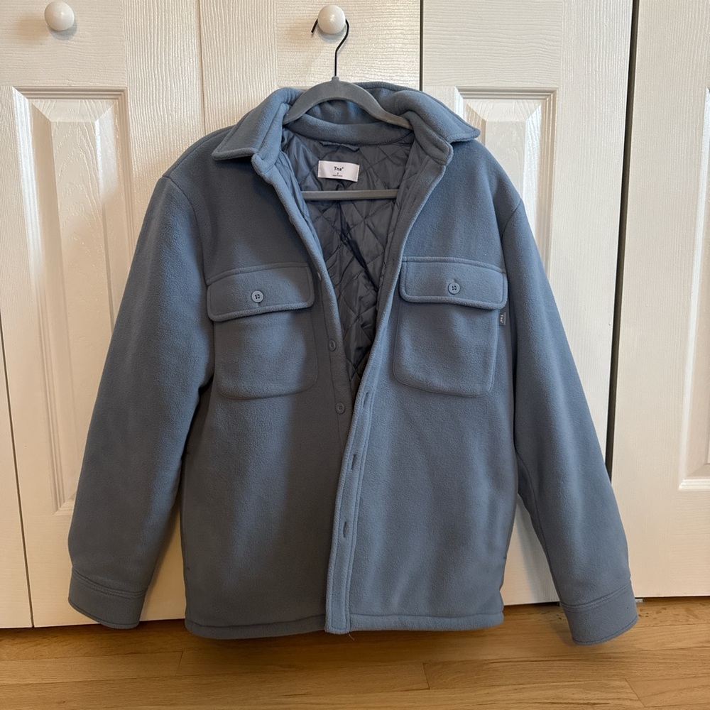 Aritzia TNA Blue Quilted Jacket